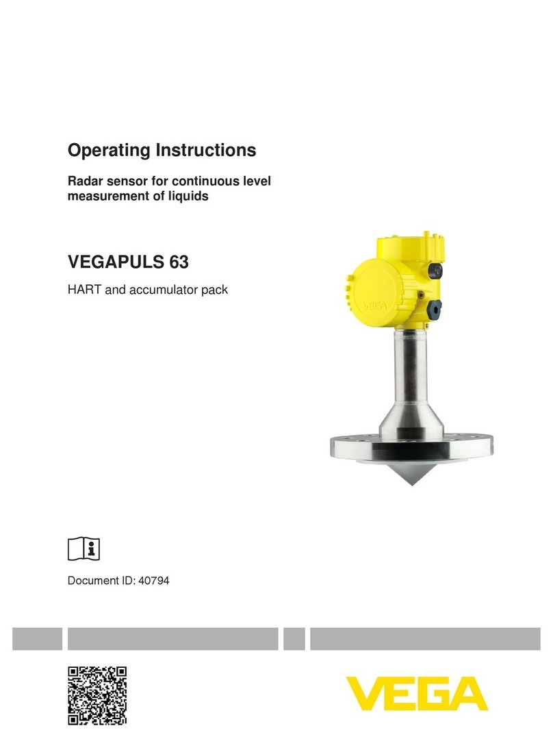 Vega VEGAPULS 63 operating instructions