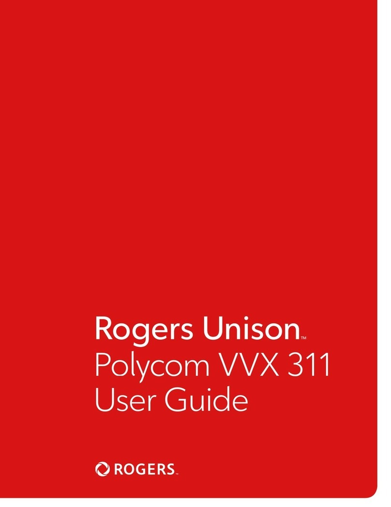 Rogers Polycom VVX 311 user guide