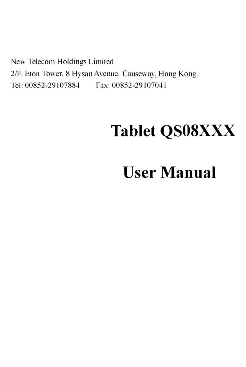 3Q QS08 Series User manual