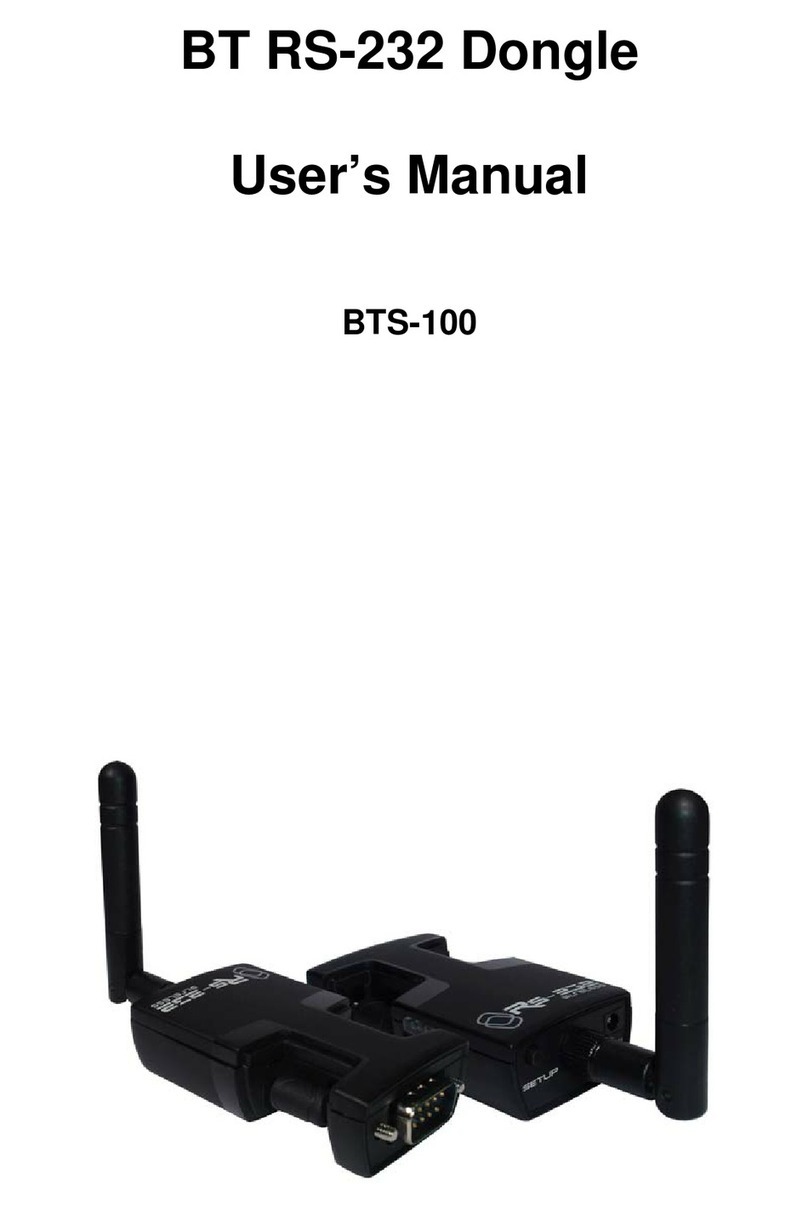 USBGEAR BTS-100 user manual