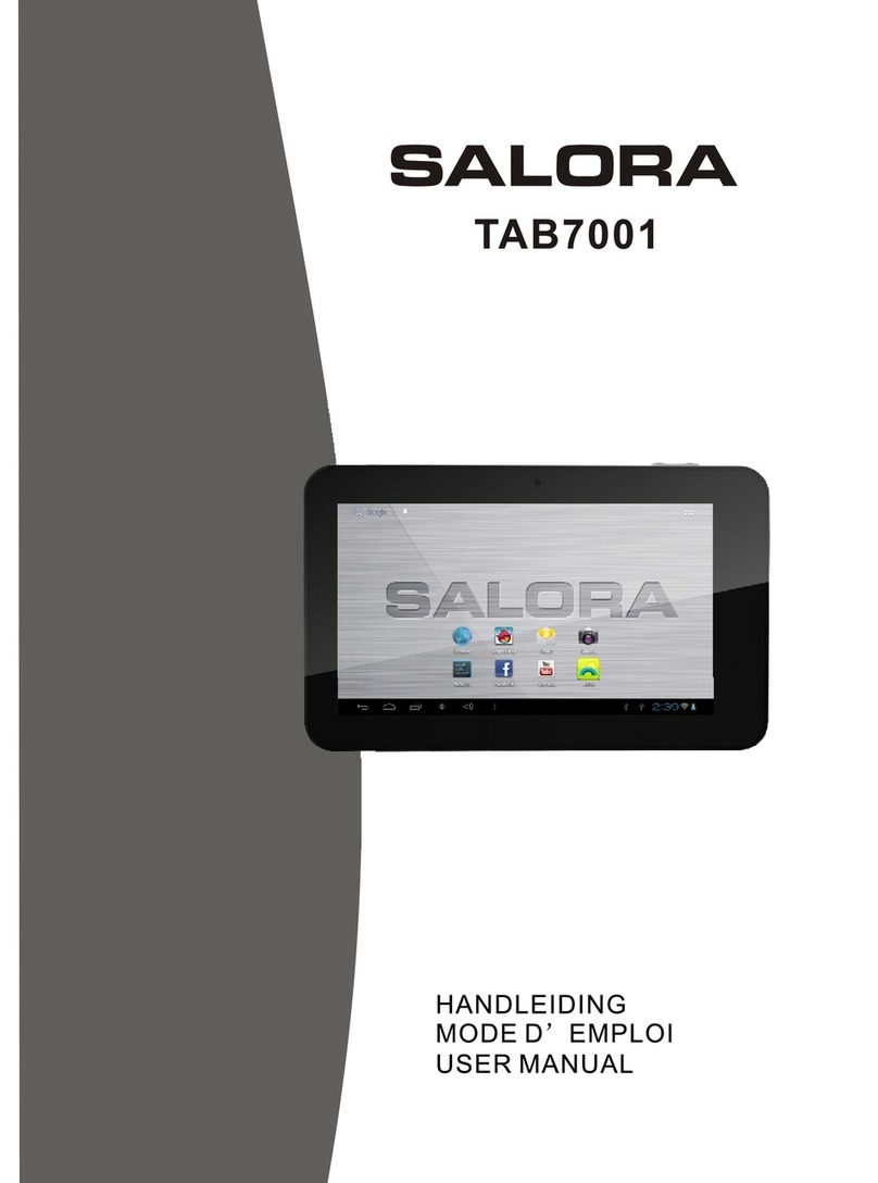 Salora TAB7001 user manual