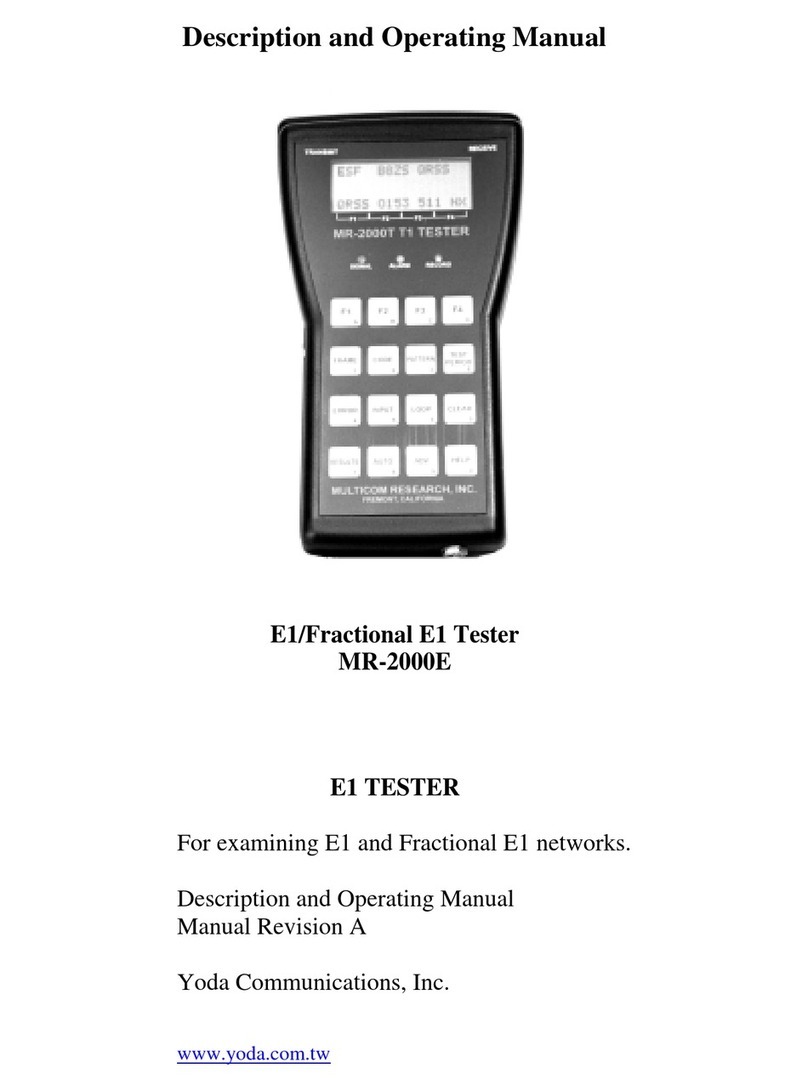 Yoda MR-2000E User manual