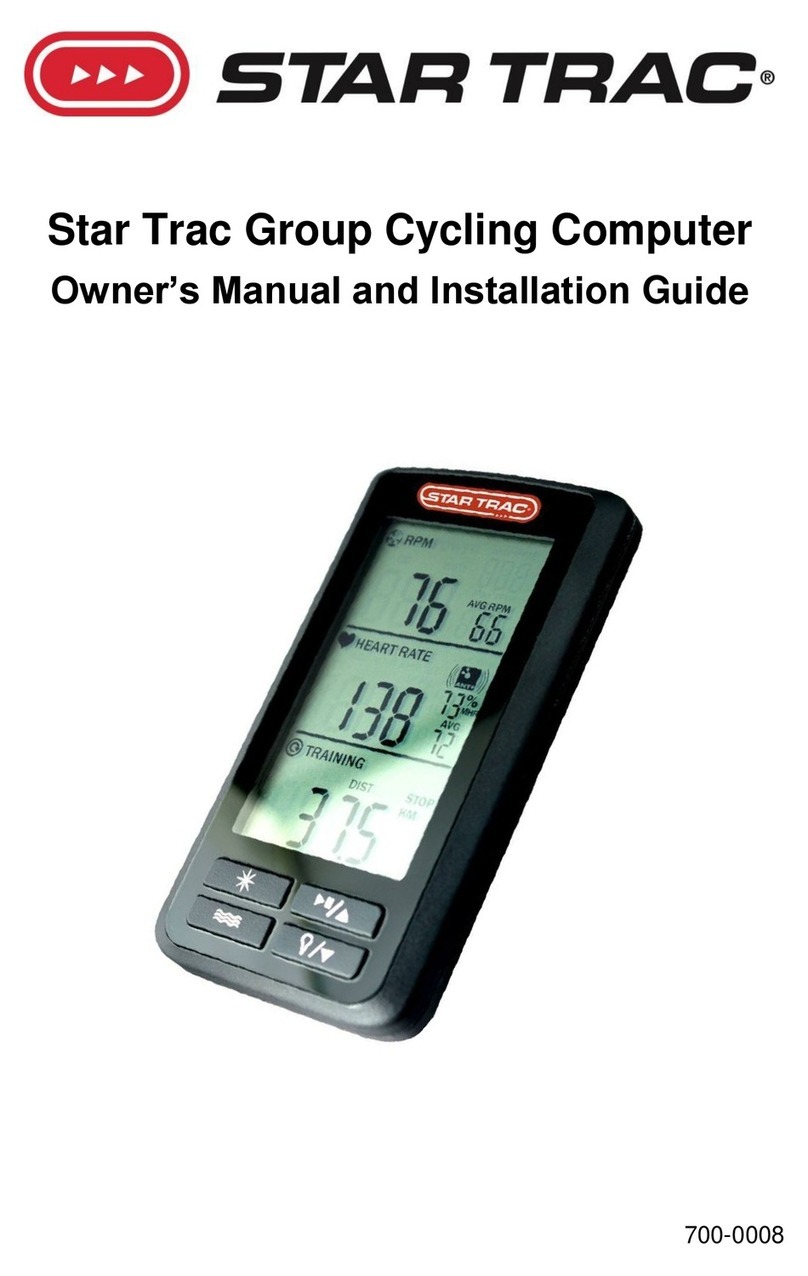 Star Trac 700-0008 Programming manual