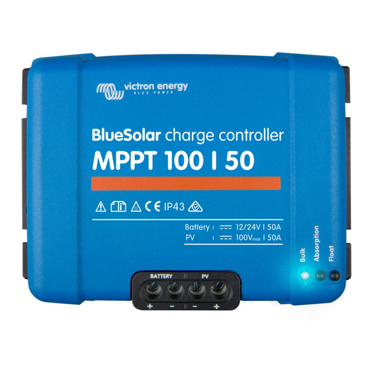 Victron energy BlueSolar MPPT 100/50 User manual Victron energy BlueSolar MPPT 100/50 User manual