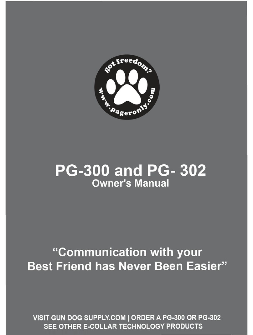 E-Collar Technologies PG-300 User manual