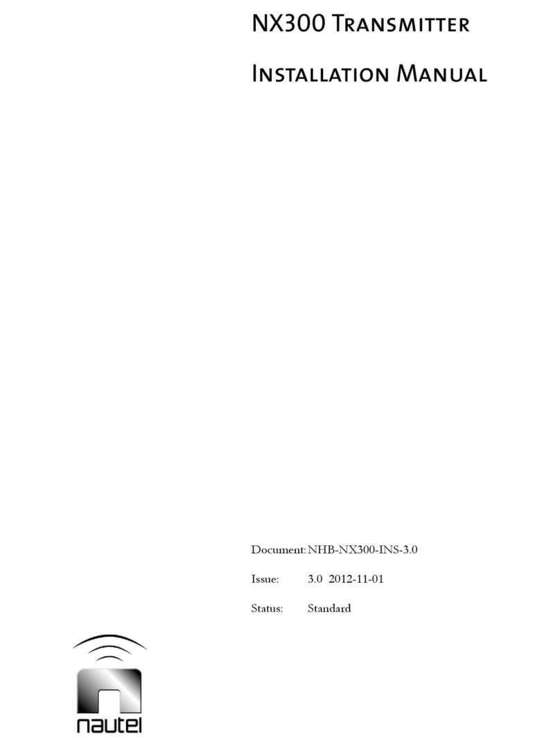 Nautel NX300 User manual