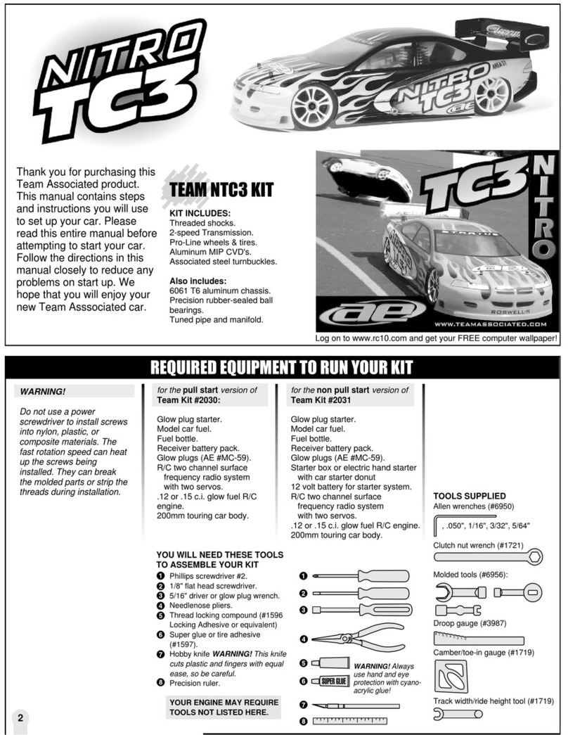 Team Assocciated Nitro TC3 manual