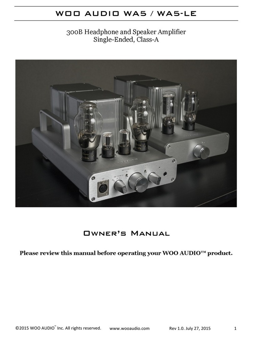 Woo Audio WA5 User manual