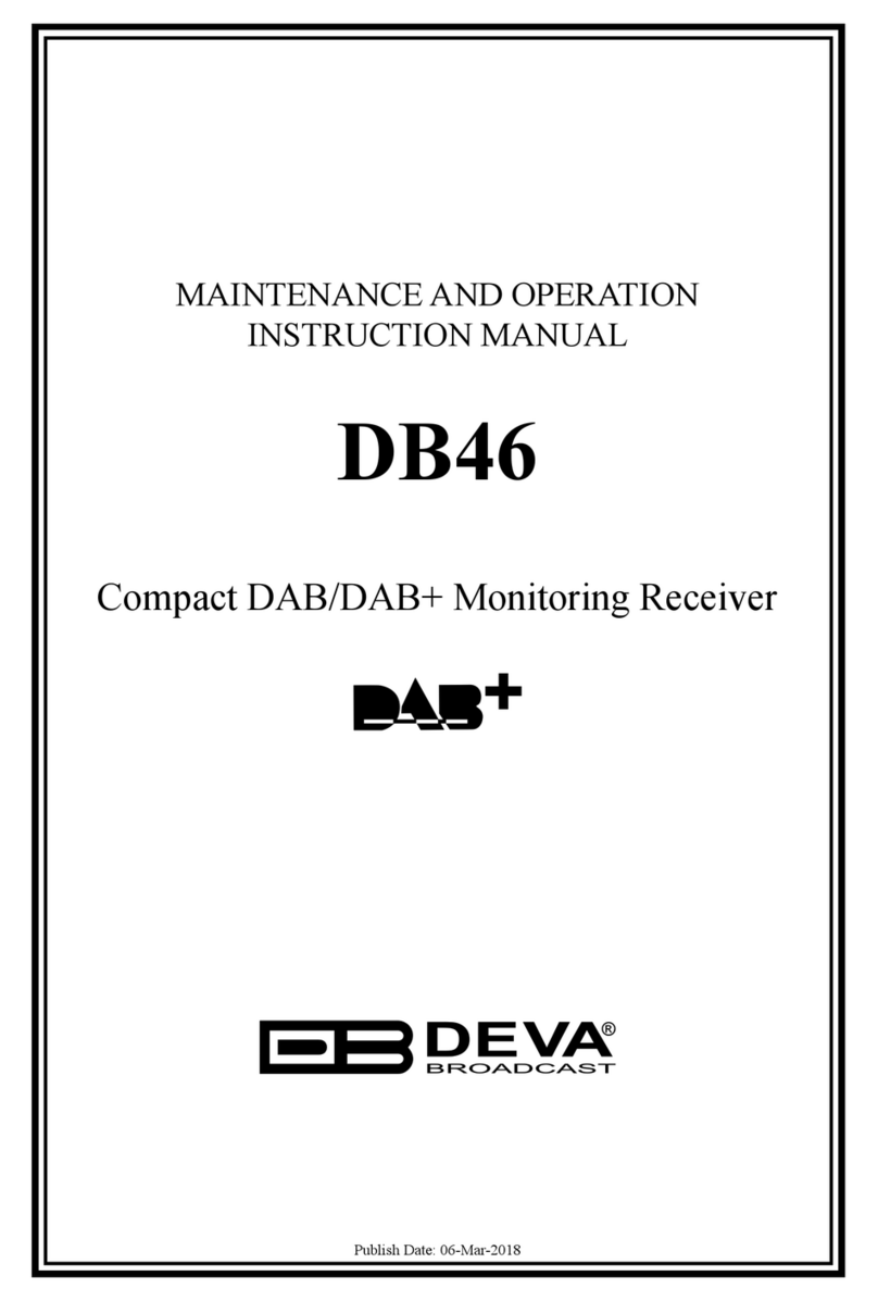 DEVA Broadcast DB46 User manual