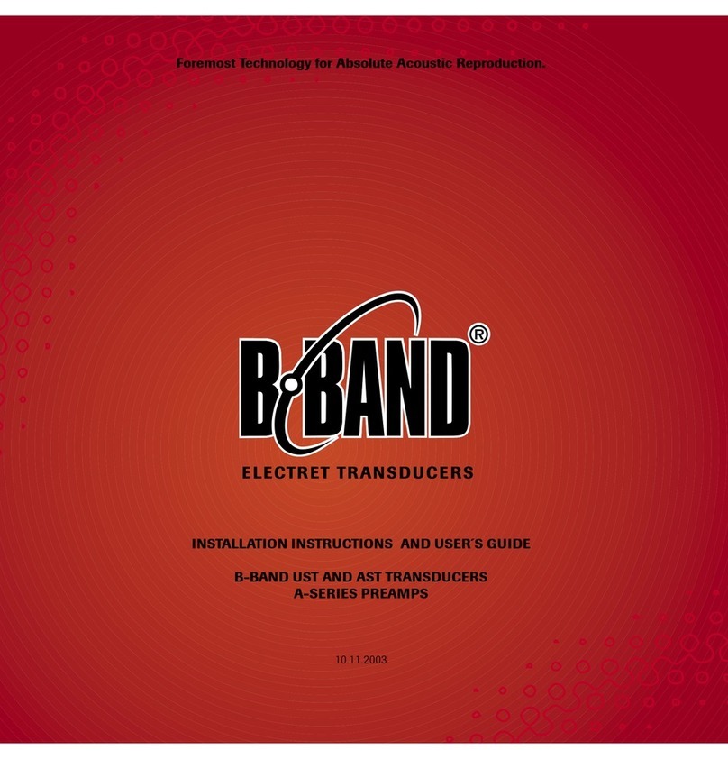 B-band UST Mounting instructions