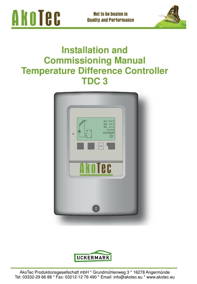 AkoTec TDC3 Installation and commissioning manual