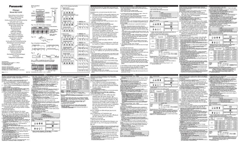 Panasonic BQ-CC56E operating instructions