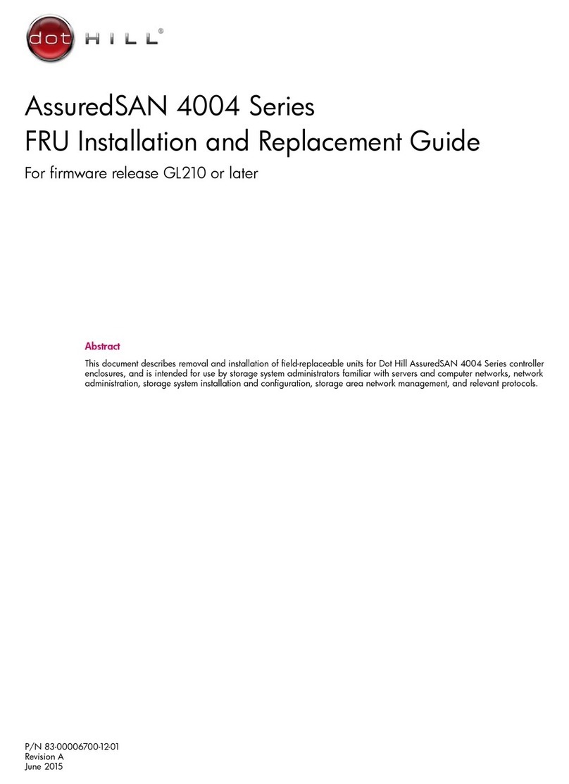 Dot Hill AssuredSAN 4004 Series FRU Installation and Replacement Guide