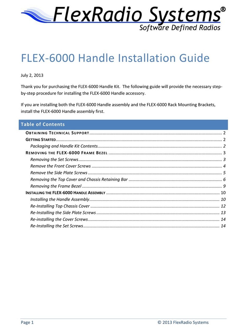 FlexRadio Systems FLEX-6000 Signature Series User manual