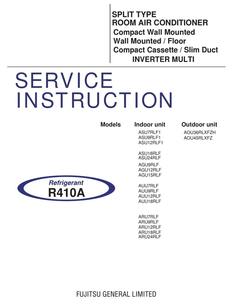 Fujitsu ASU18RLF Operating instructions