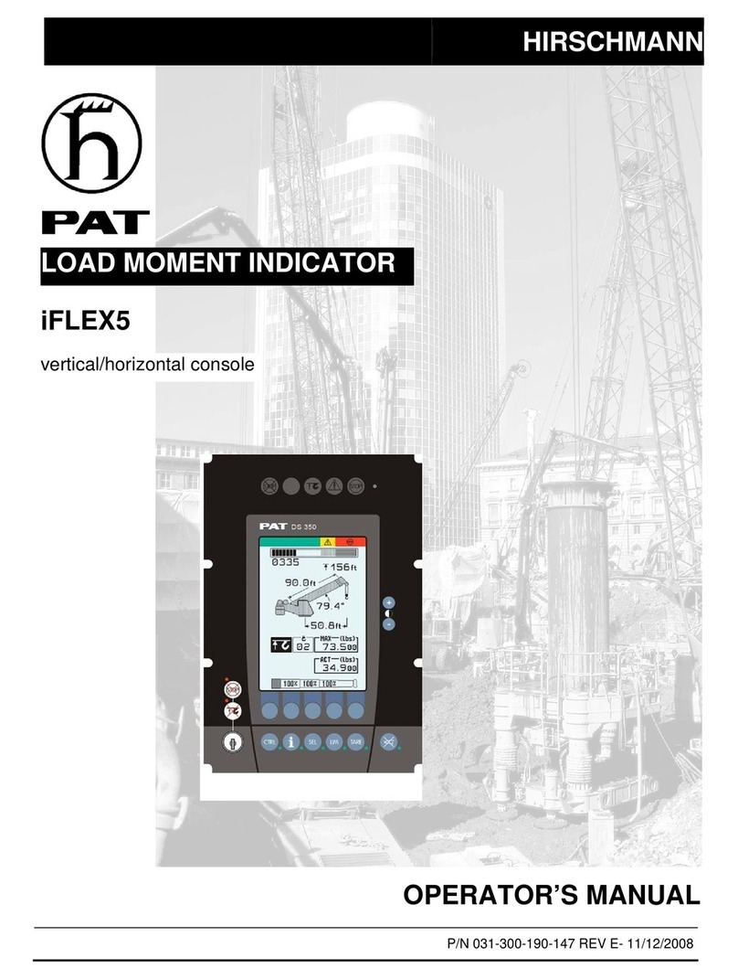 Hirschmann PAT IFLEX5 Operator's manual