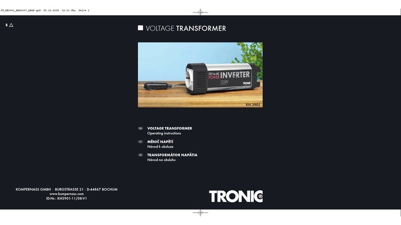 Tronic KH 3901 operating instructions Tronic KH 3901 operating instructions