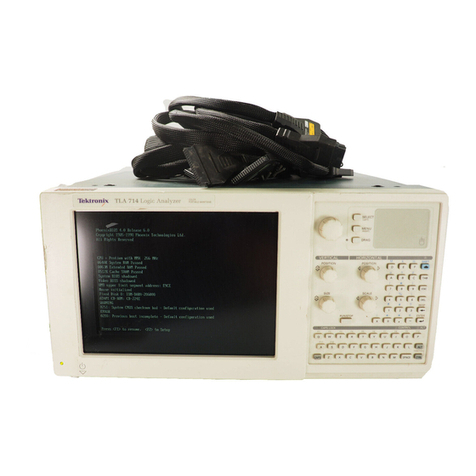 Tektronix TLA 714 User manual