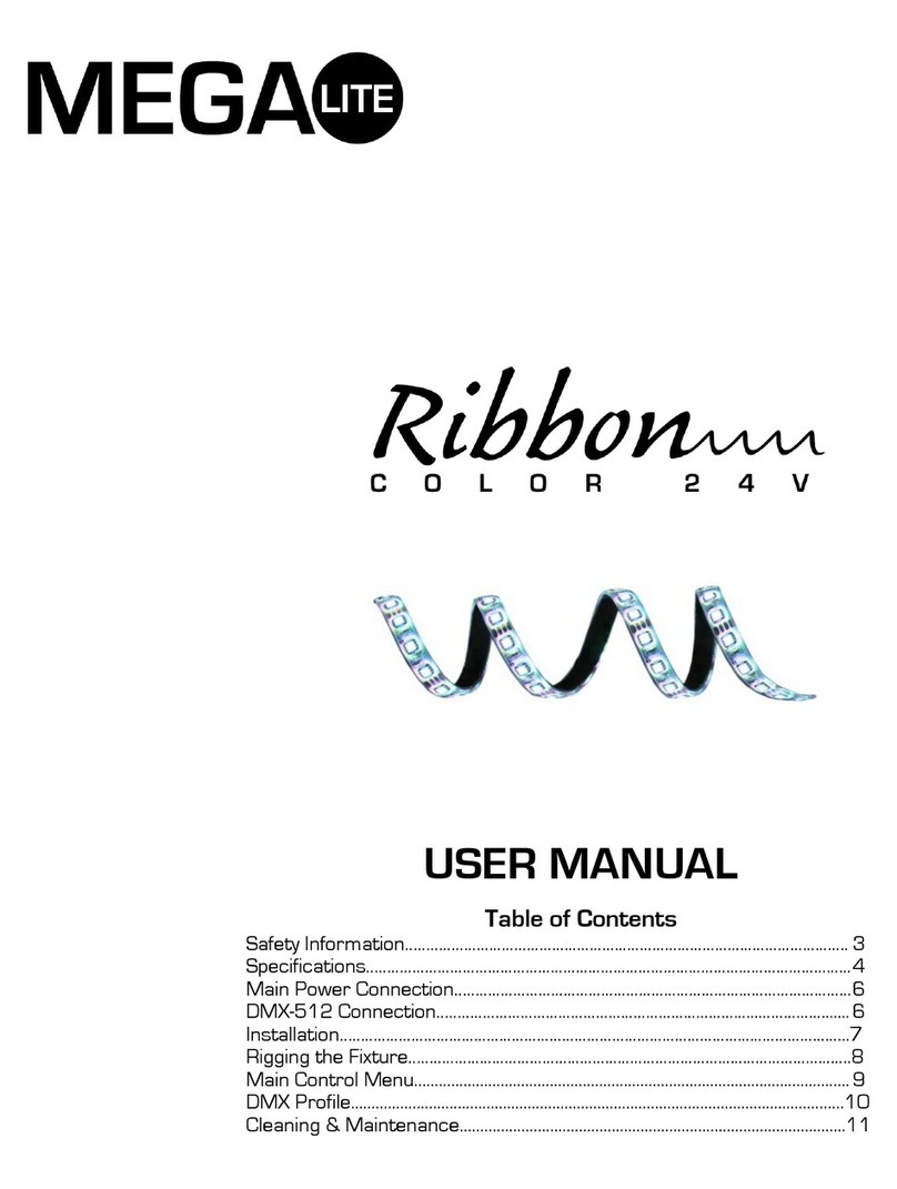 MegaLite Ribbon 4371 User manual