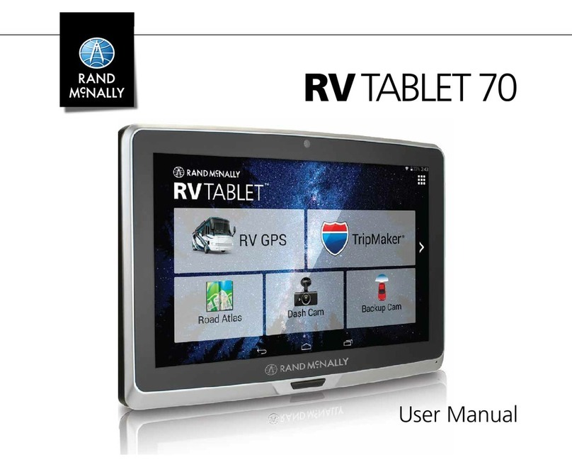 Rand McNally RV Tablet 70 User manual