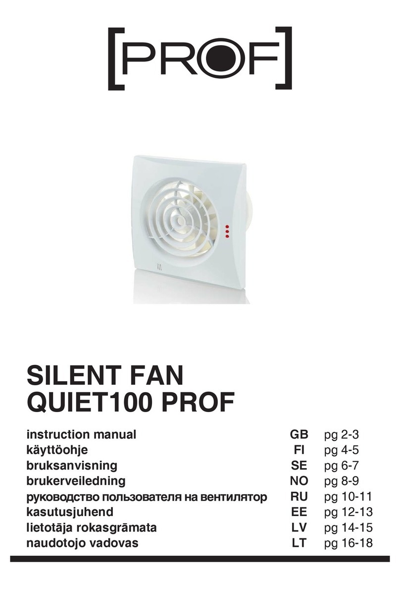 PROF QUIET100 instruction manual