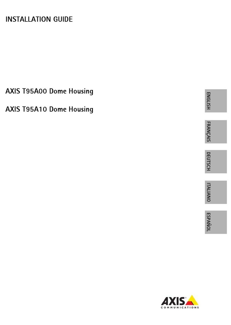 Axis AXIS T95A00 installation guide