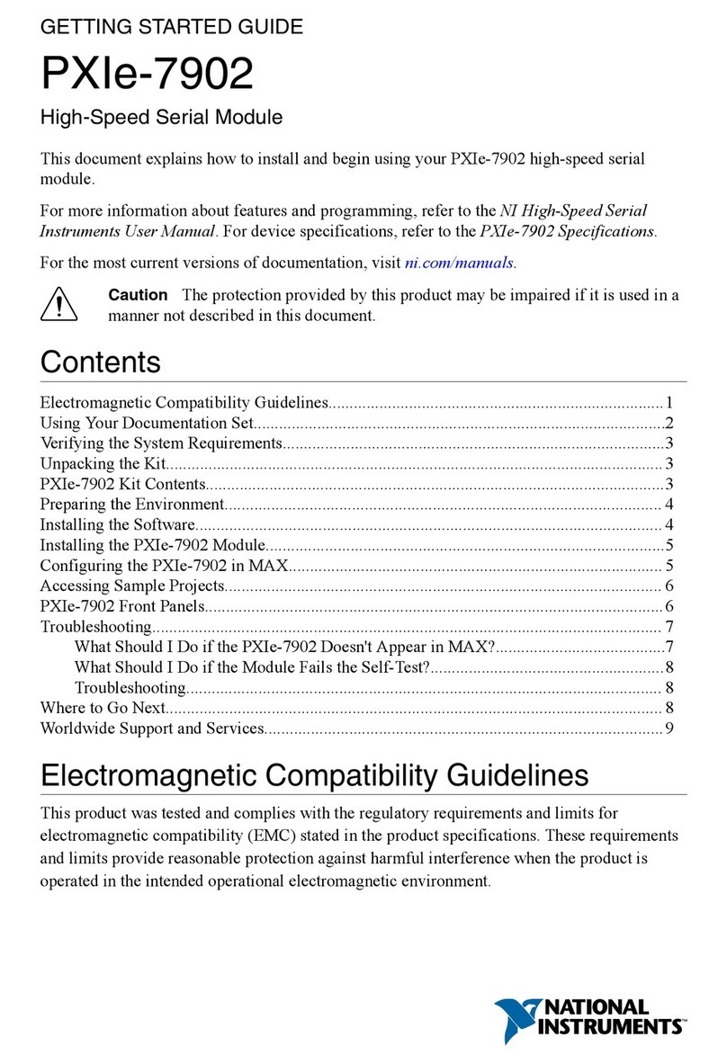National Instruments PXIe-7902 User manual National Instruments PXIe-7902 User manual