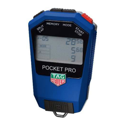 TAG Heuer POCKET PRO HL400-R RALLY User manual