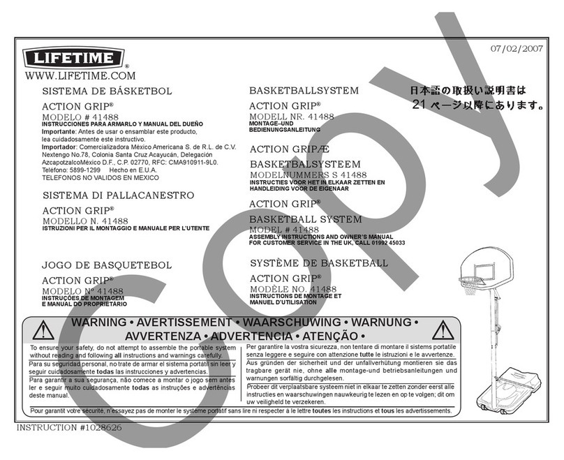 Lifetime 41488 Assembly instructions and owner's manual