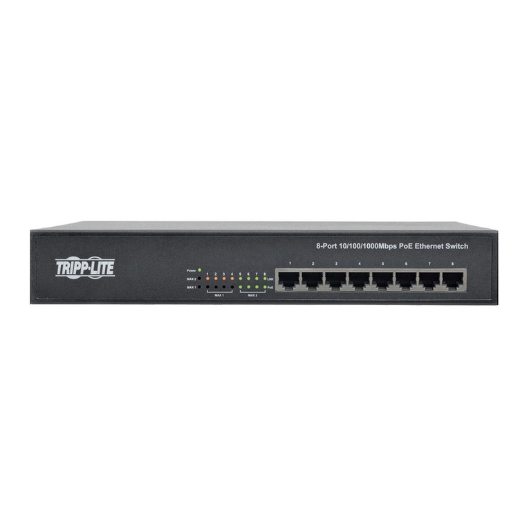 Tripp Lite NG8POE User manual