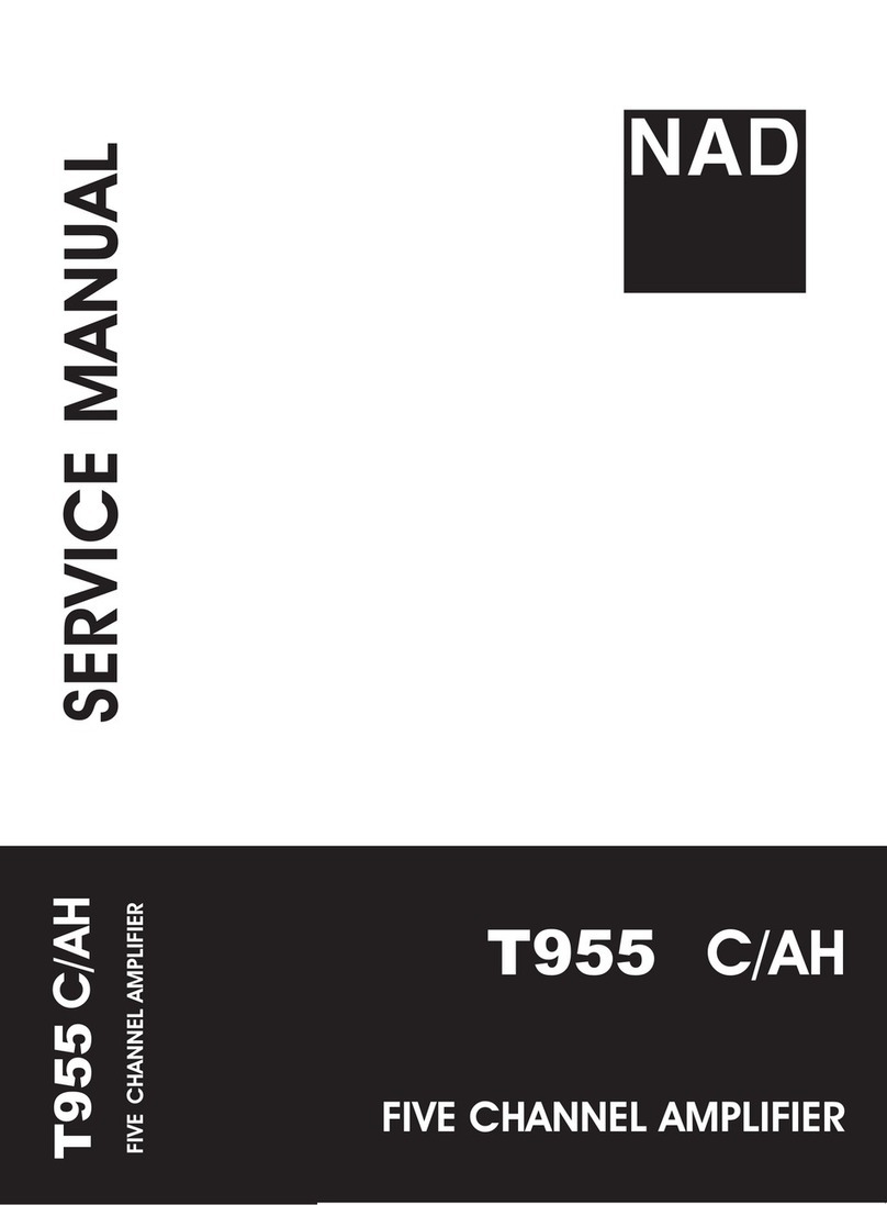 NAD T955 C User manual