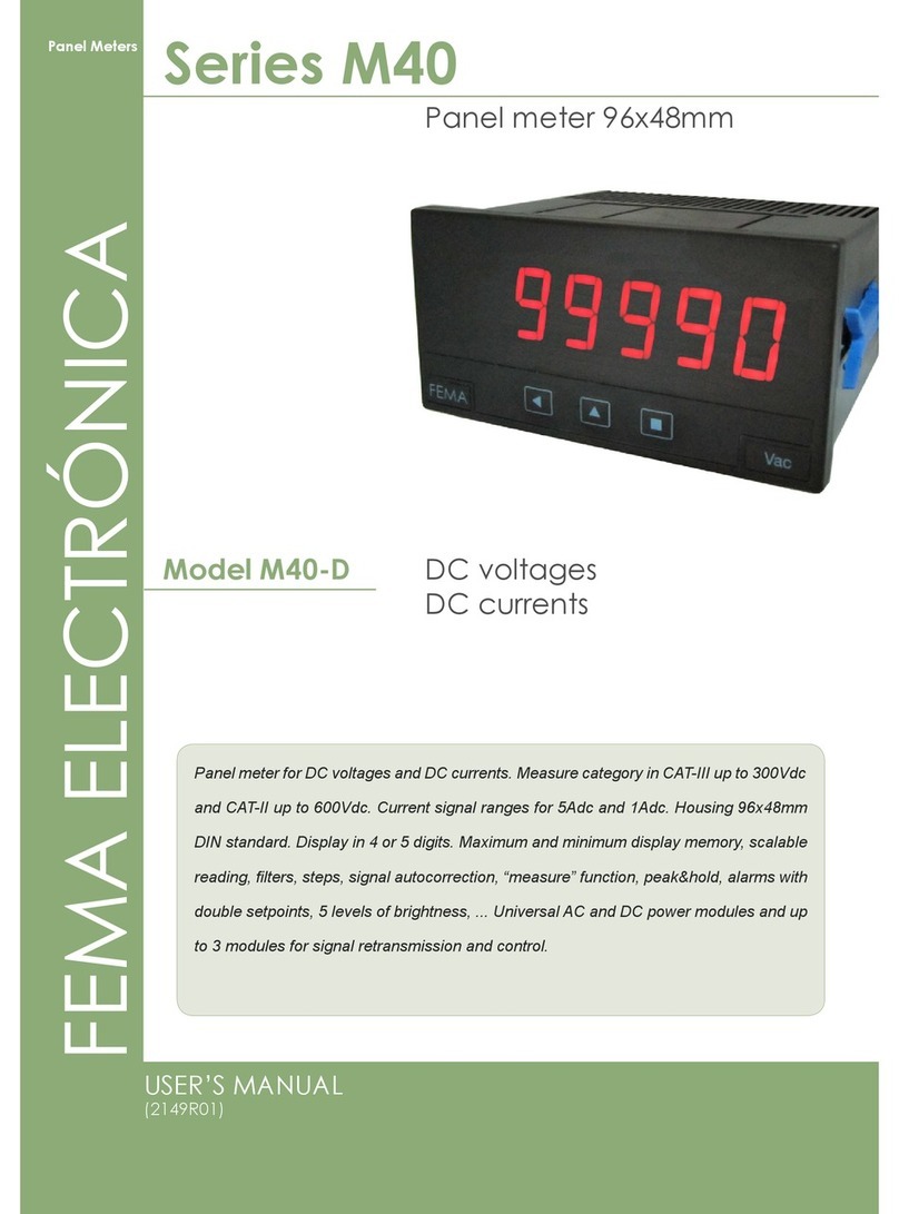 Fema M40-D user manual