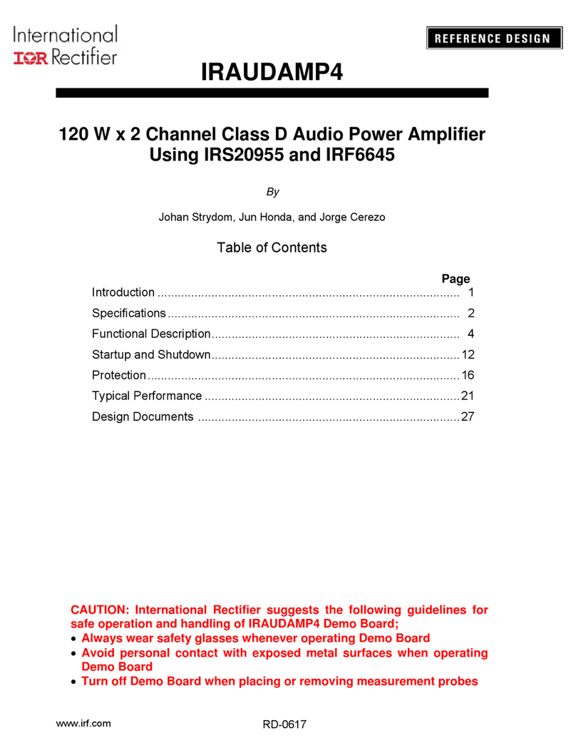 International Rectifier IRAUDAMP4 manual