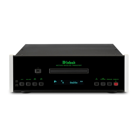 McIntosh MCT500 User manual