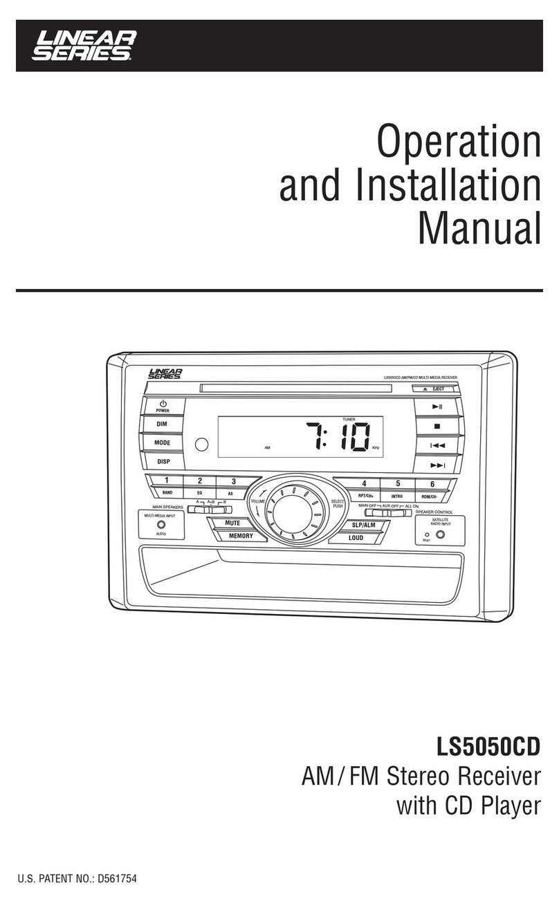 Magnadyne LS5050CD Specification sheet