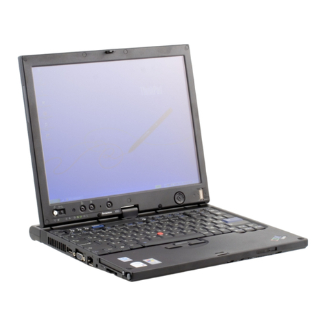 Lenovo ThinkPad X60 Tablet user manual