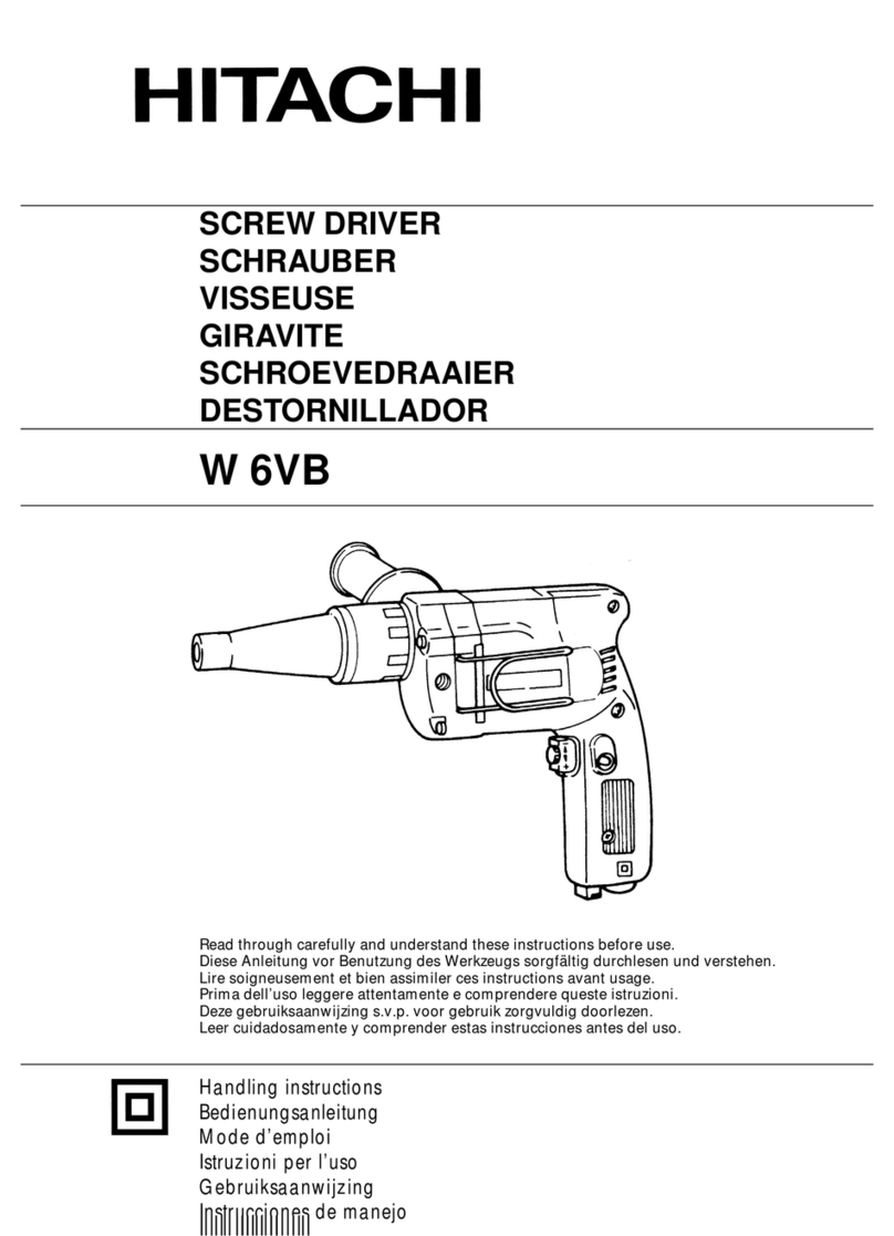 Hitachi W 6VB Handling instructions