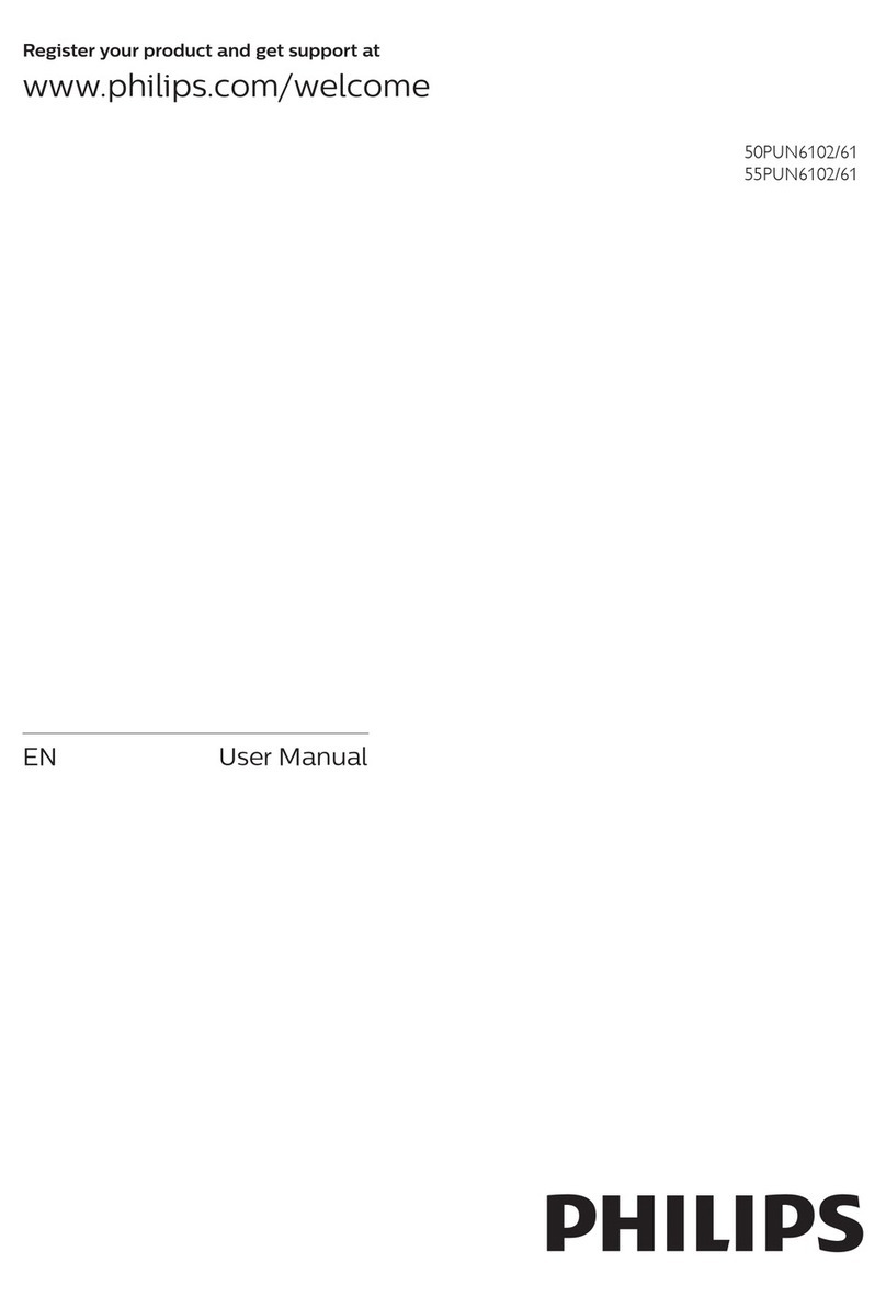 Philips 50PUN6102/61 User manual