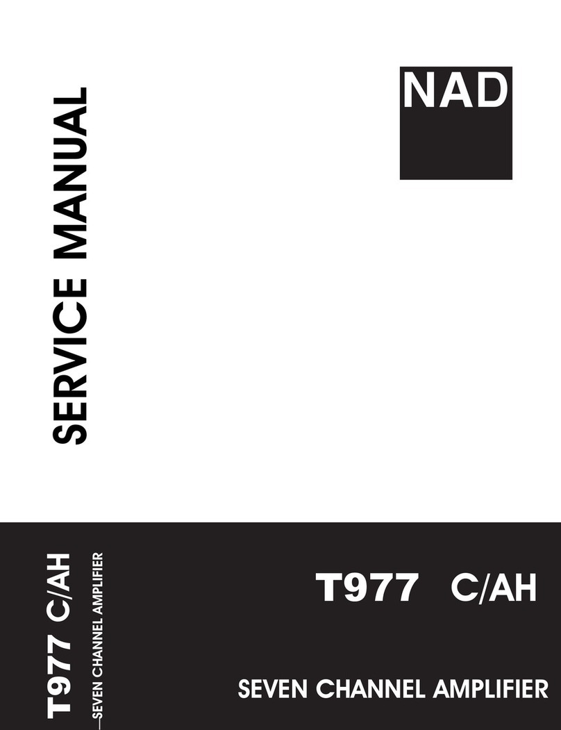 NAD T977 C/AH Service manual