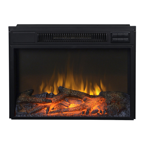 Flamelux CLOVA23D owner's manual