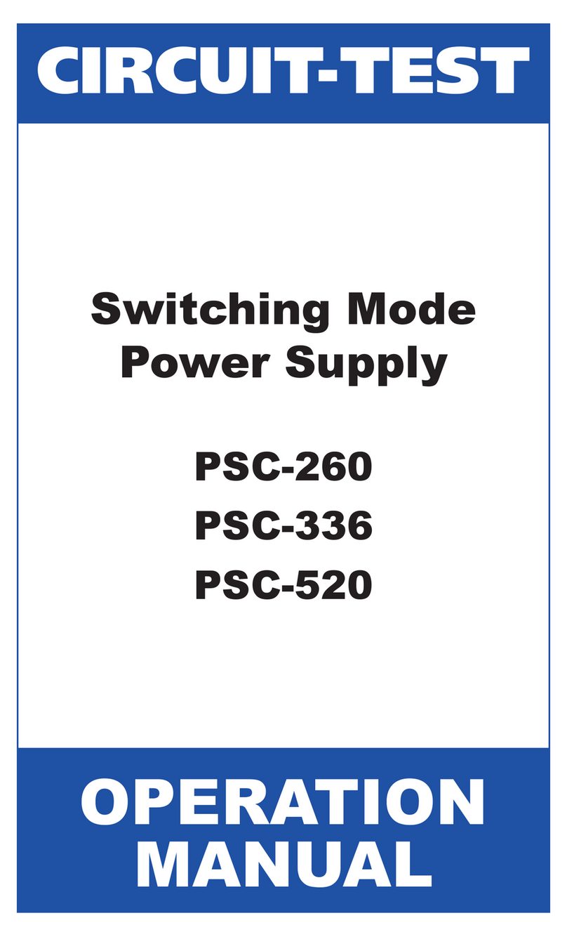 Circuit-test PSC-260 Operation manuals