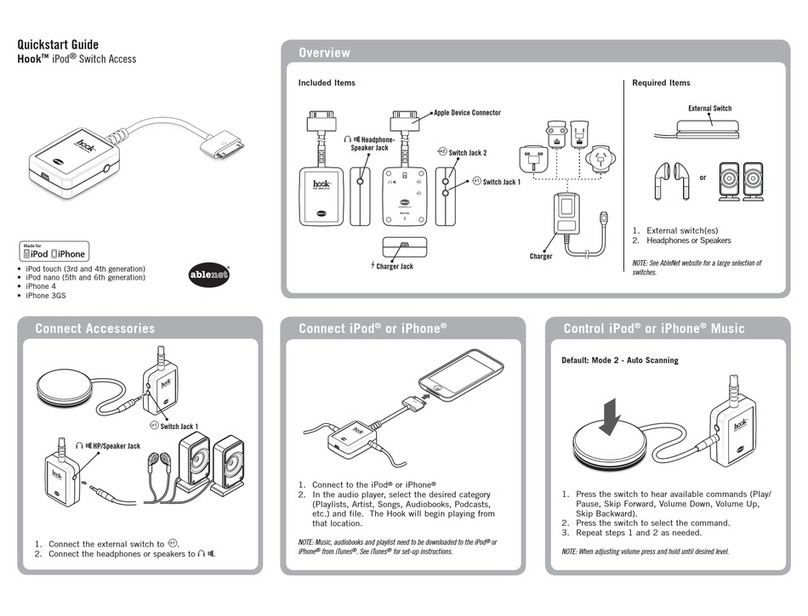 AbleNet Hook quick start guide