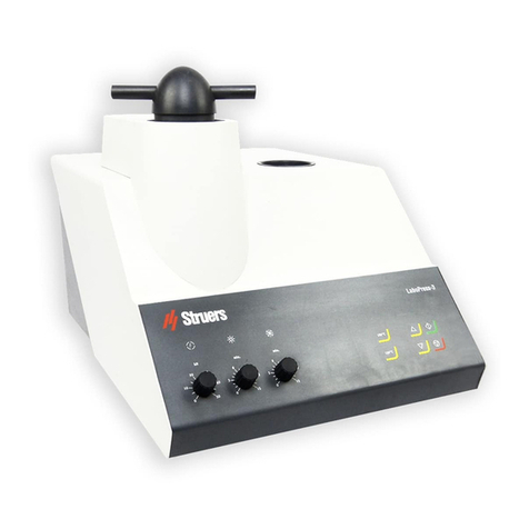 Struers LaboPress-3 instruction manual