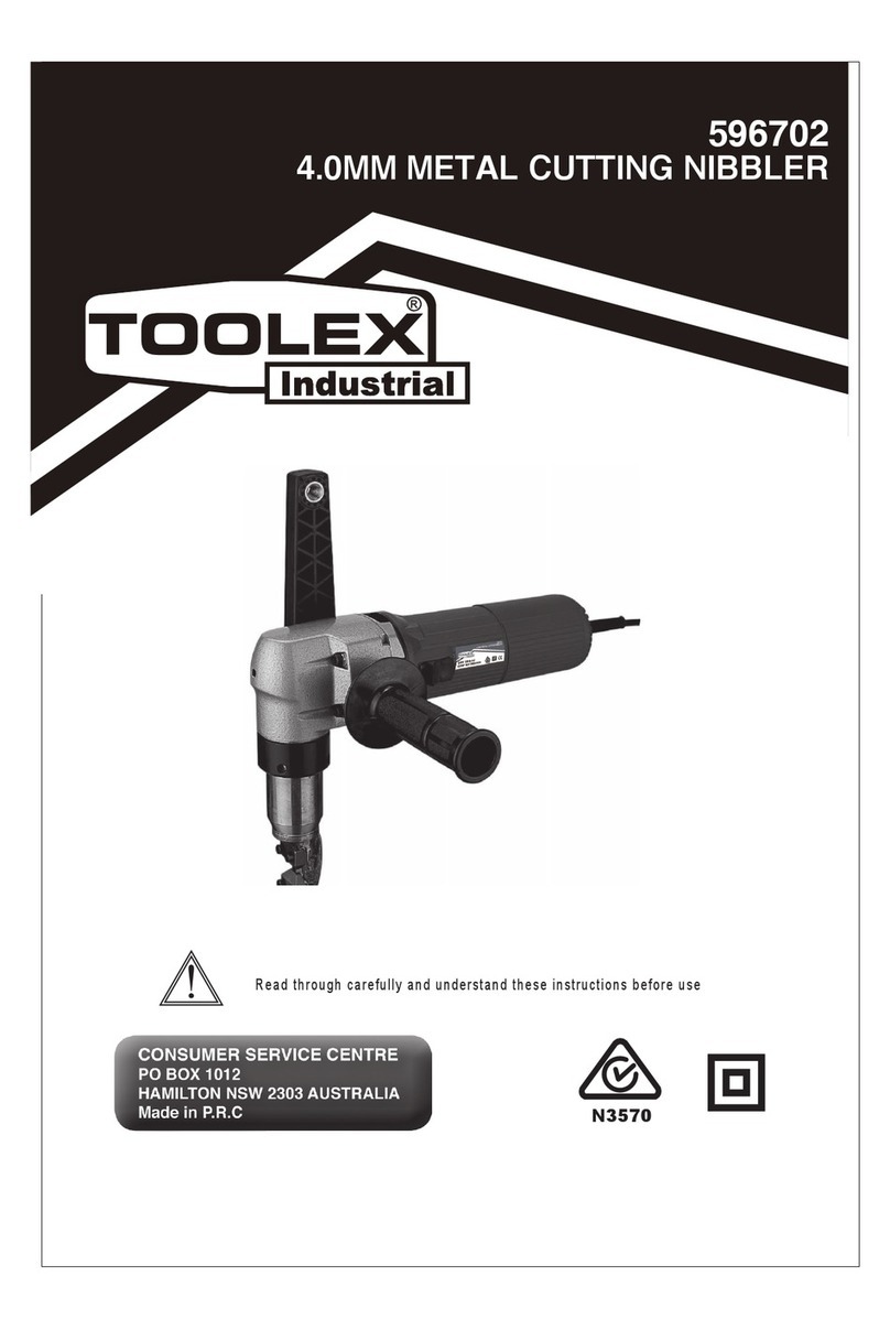 Toolex 596702 manual