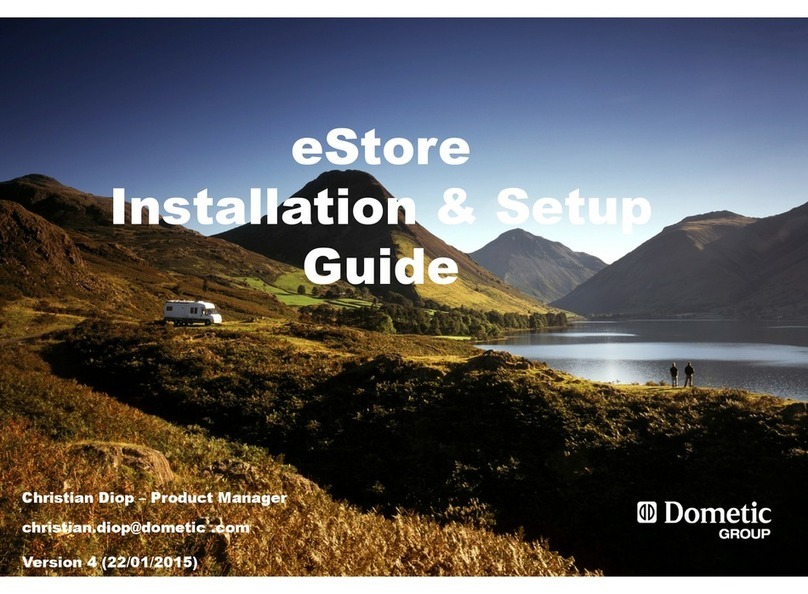 Dometic eStore Installation & setup guide