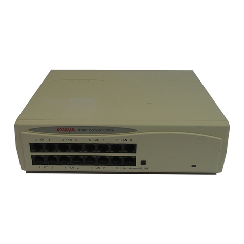 Avaya IP Office IP401 installation manual