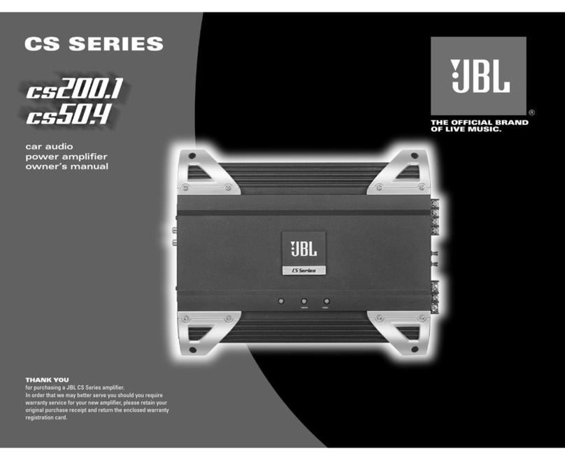 JBL CS200.1 User manual