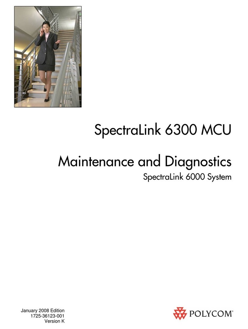 Polycom SpectraLink 6000 System Maintenance and Diagnostics