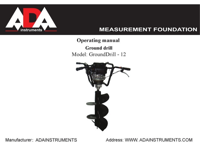 A/DA GroundDrill-12 operating manual