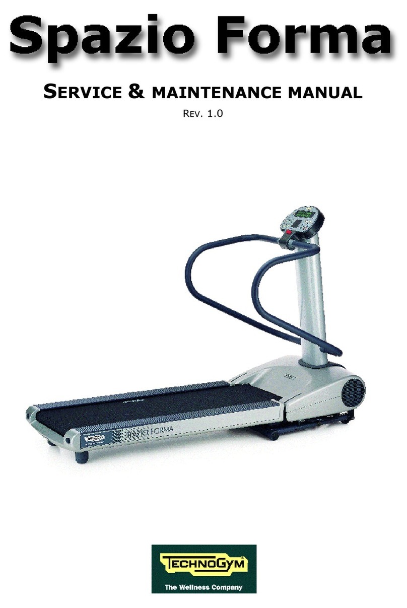 Technogym Spazio Forma Service maintenance manual